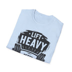 Lift Heavy, Petty Harder (Vintage Crest Edition) T-Shirt