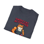 Swole Cat Activated – Pre-Workout Pouncer Edition T-Shirt