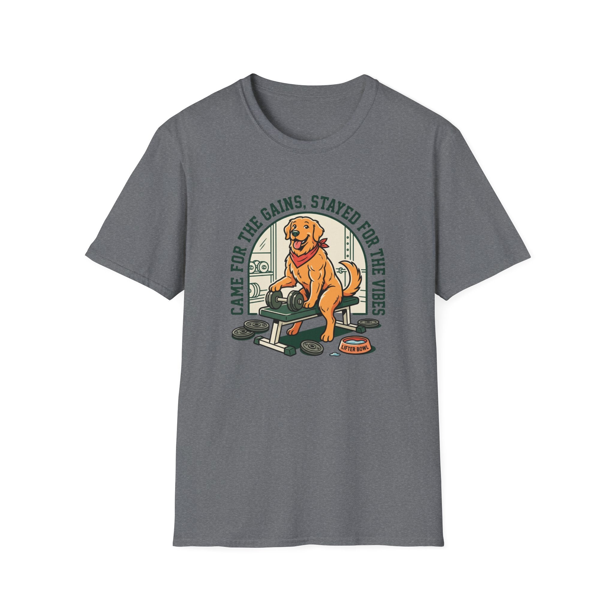 Came for the gains, stayed for the vibes T-Shirt