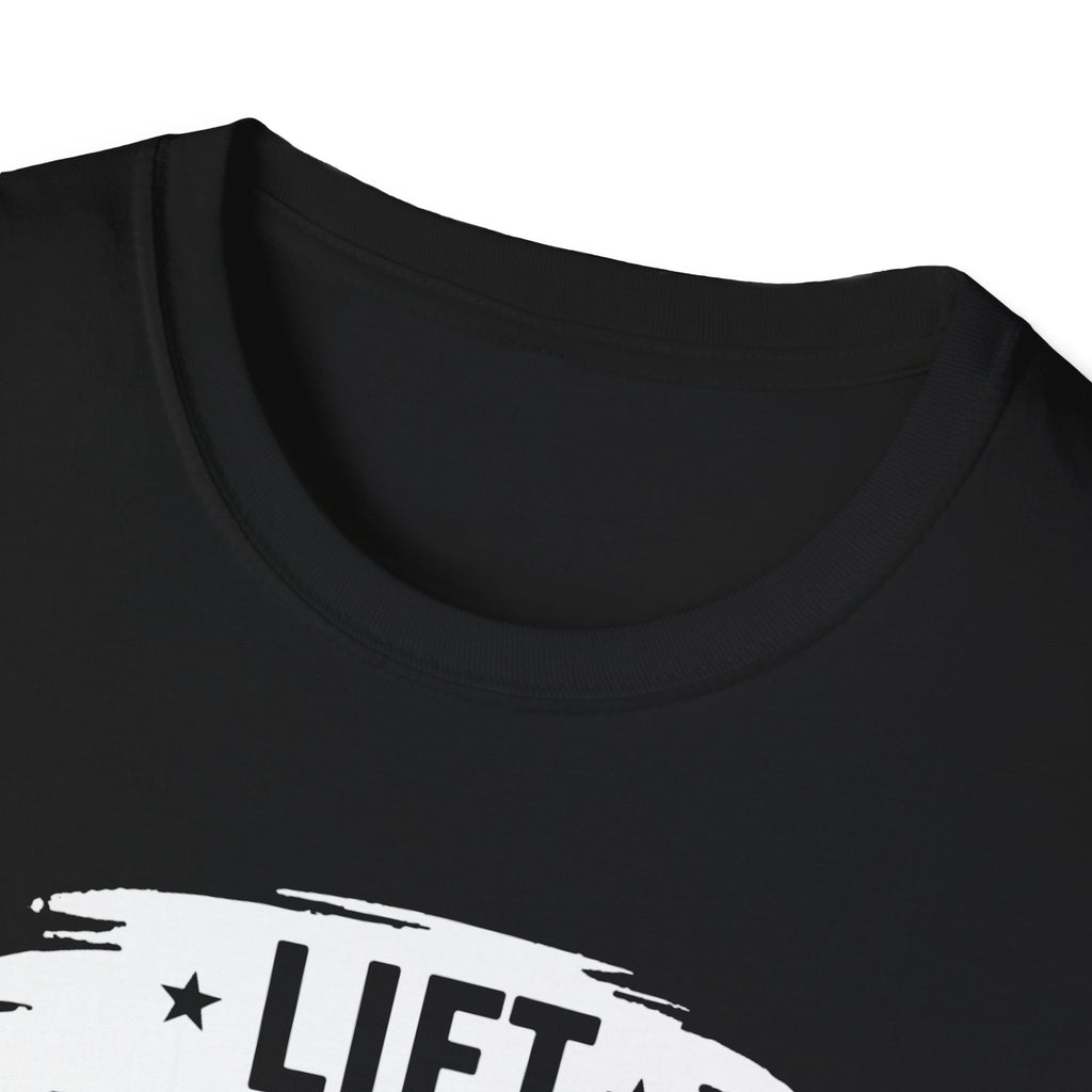 Lift Heavy, Petty Harder (Vintage Crest Edition) T-Shirt