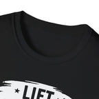 Lift Heavy, Petty Harder (Vintage Crest Edition) T-Shirt