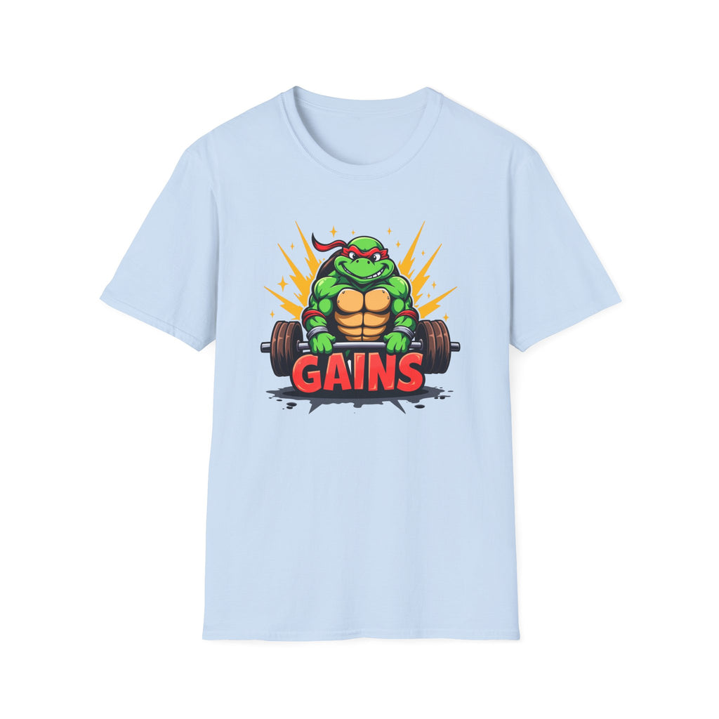 Hard-Shelled Gains – Turtle Power Edition T-Shirt