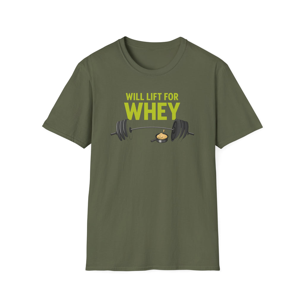 Will Lift for Whey – Scoop Edition T-Shirt