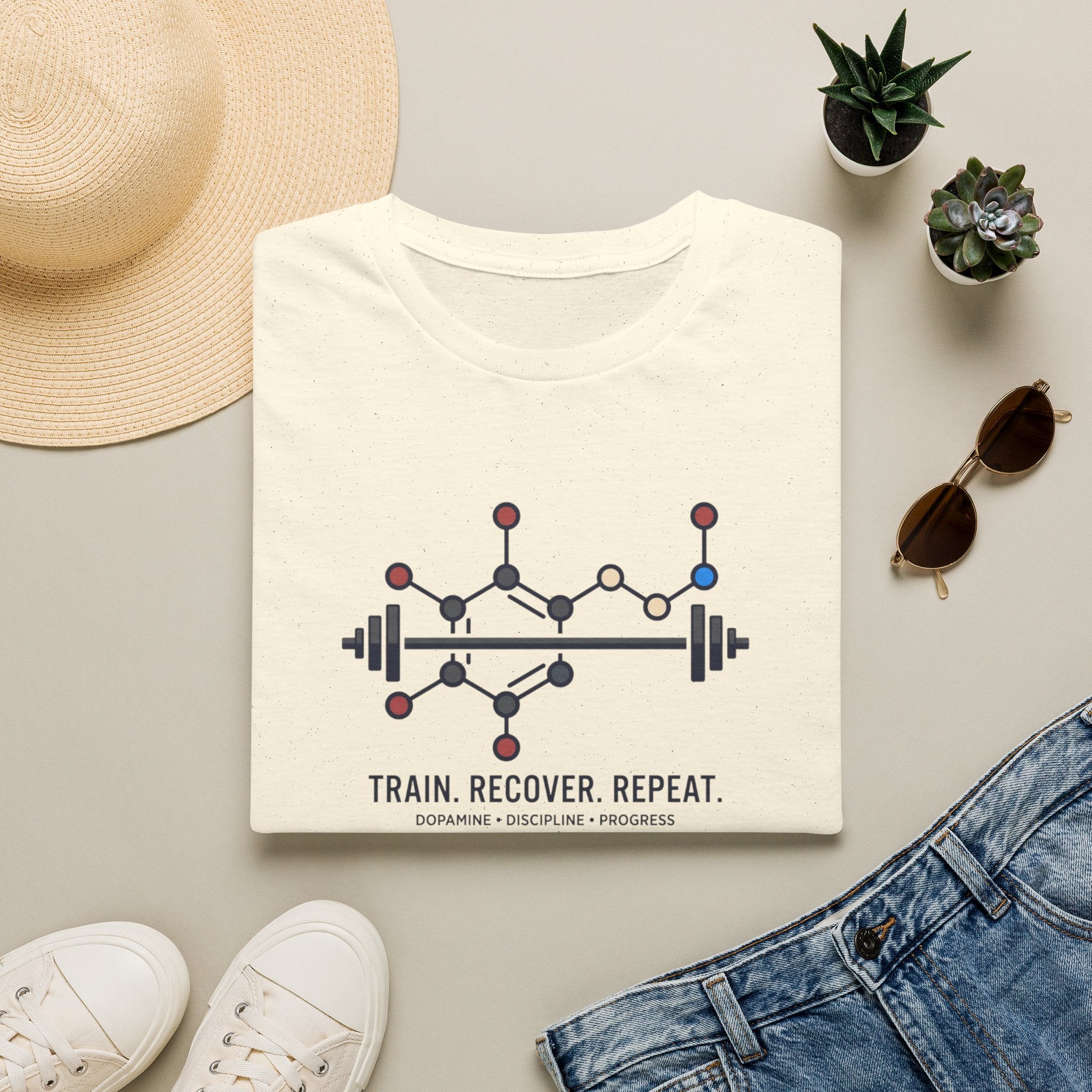 Train. Recover. Repeat - Dopamine T-Shirt