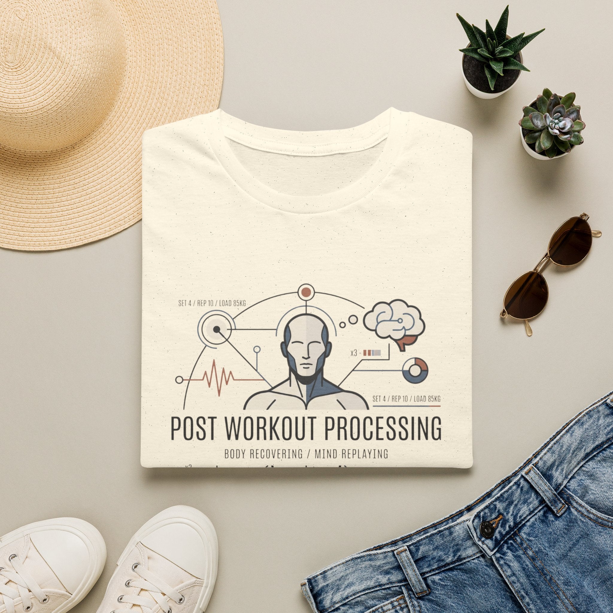 Post workout processing - Minimalistic T-Shirt