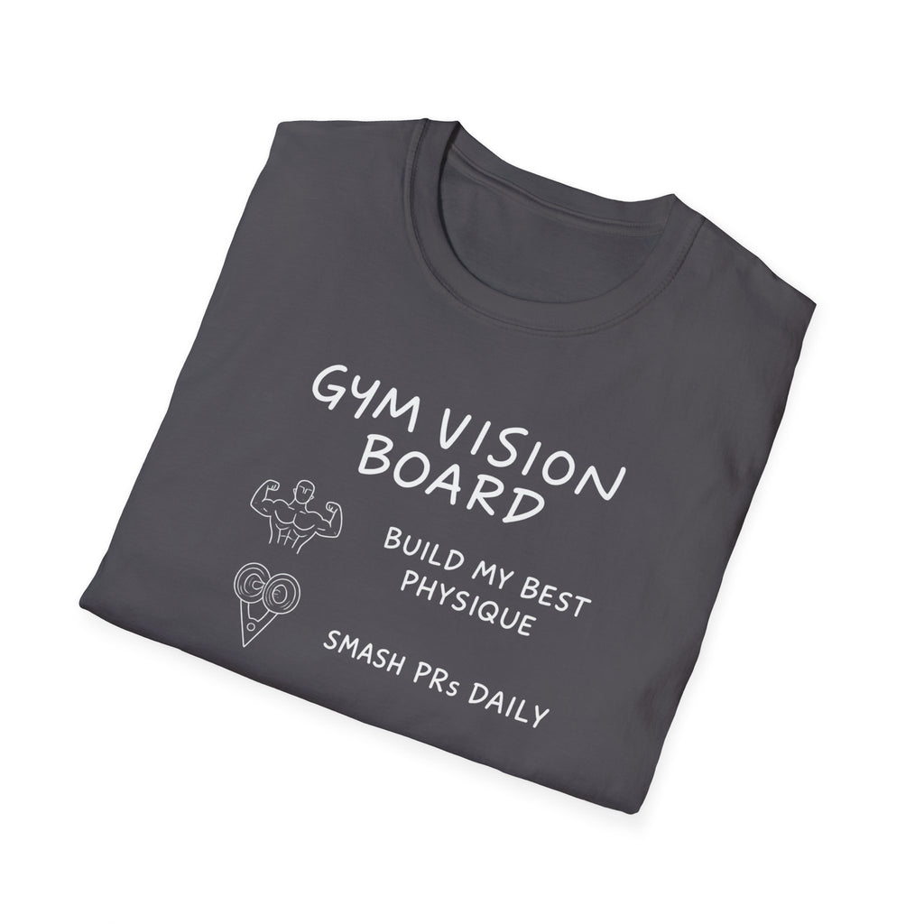 Gym Vision Board – Neon Goals Edition T-Shirt