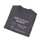 Gym Vision Board – Neon Goals Edition T-Shirt