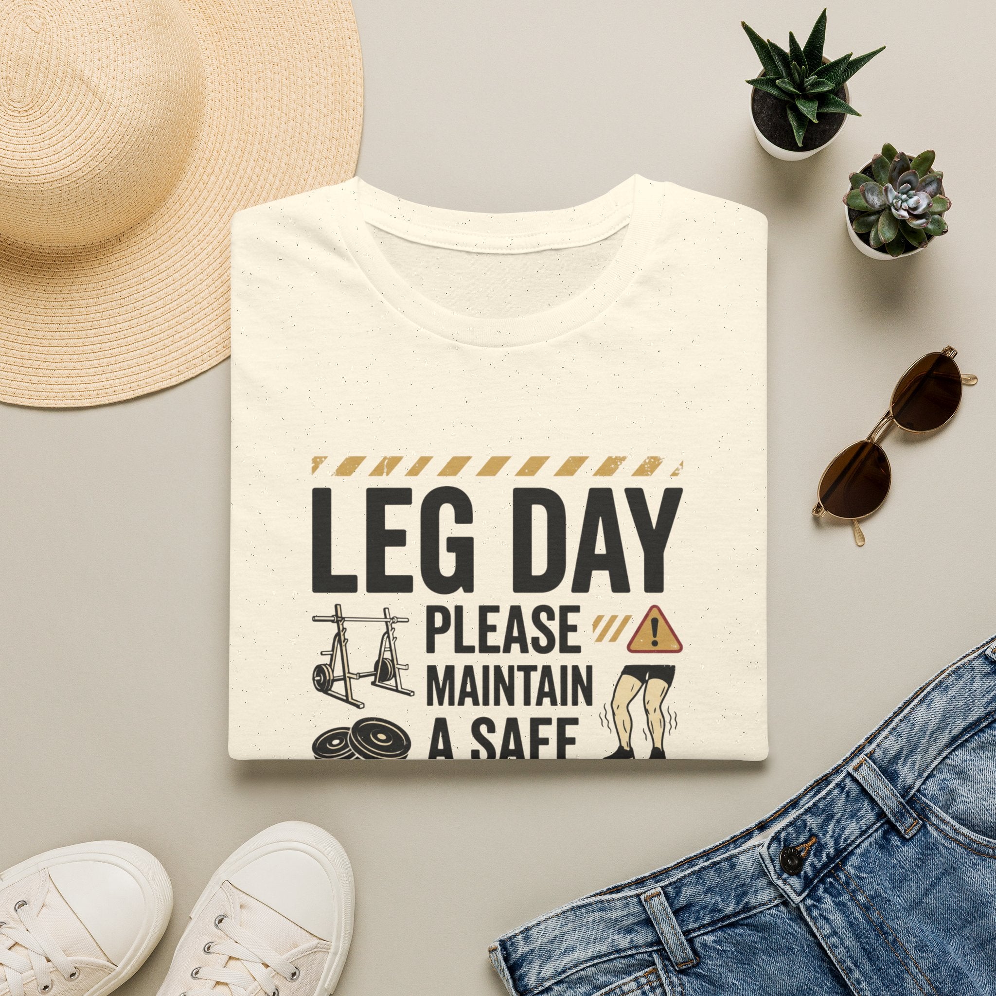 Leg day - Please maintain a safe distance T-Shirt