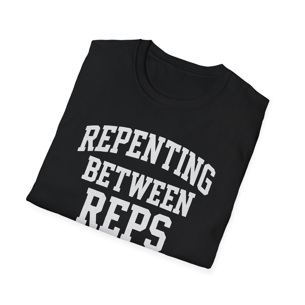 Repenting Between Reps – Bold Faith & Fitness  Tshirt
