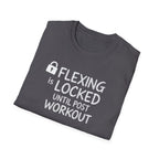 Flexing Locked – Post-Pump Protocol T-Shirt