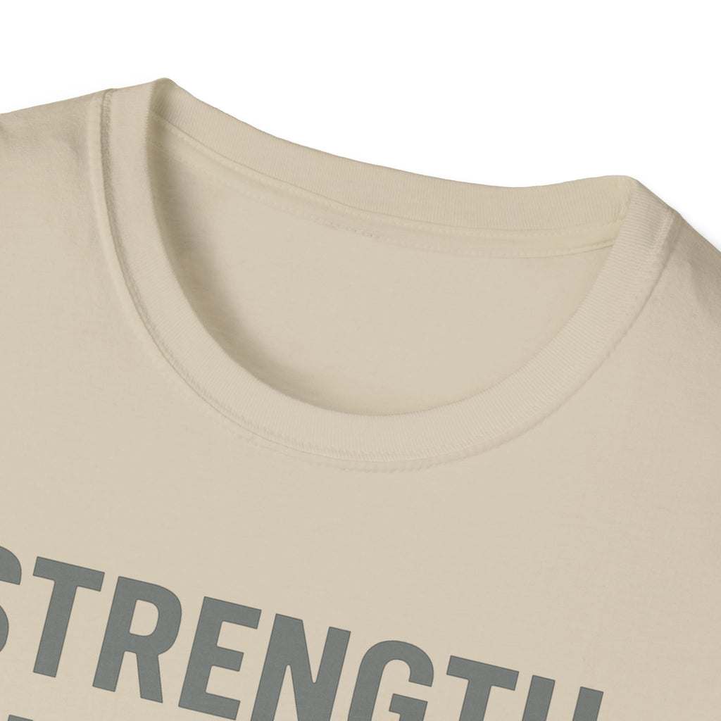 Strength Through Scripture – Bold Faith & Fitness Statement Tshirt
