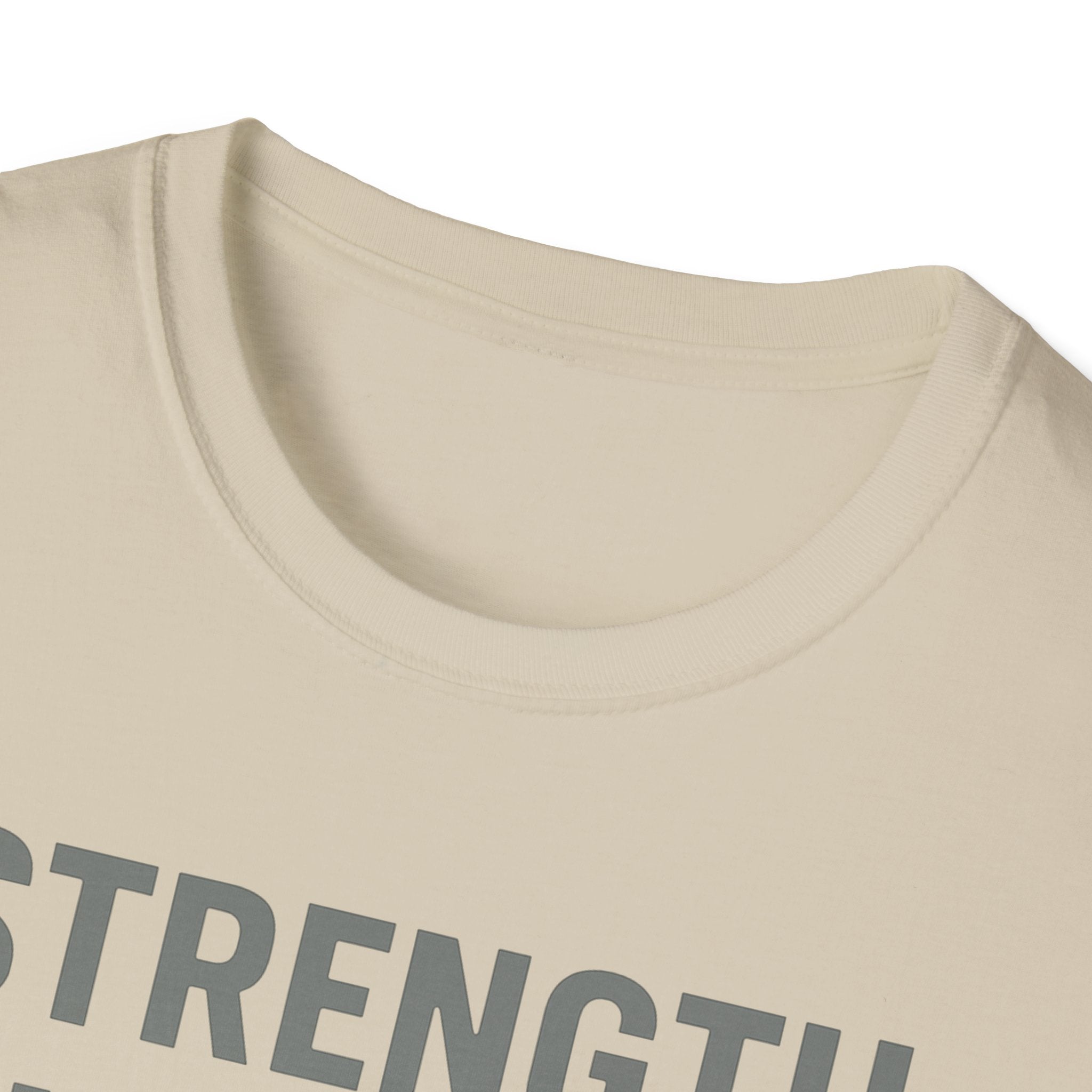 Strength Through Scripture – Bold Faith & Fitness Statement Tshirt