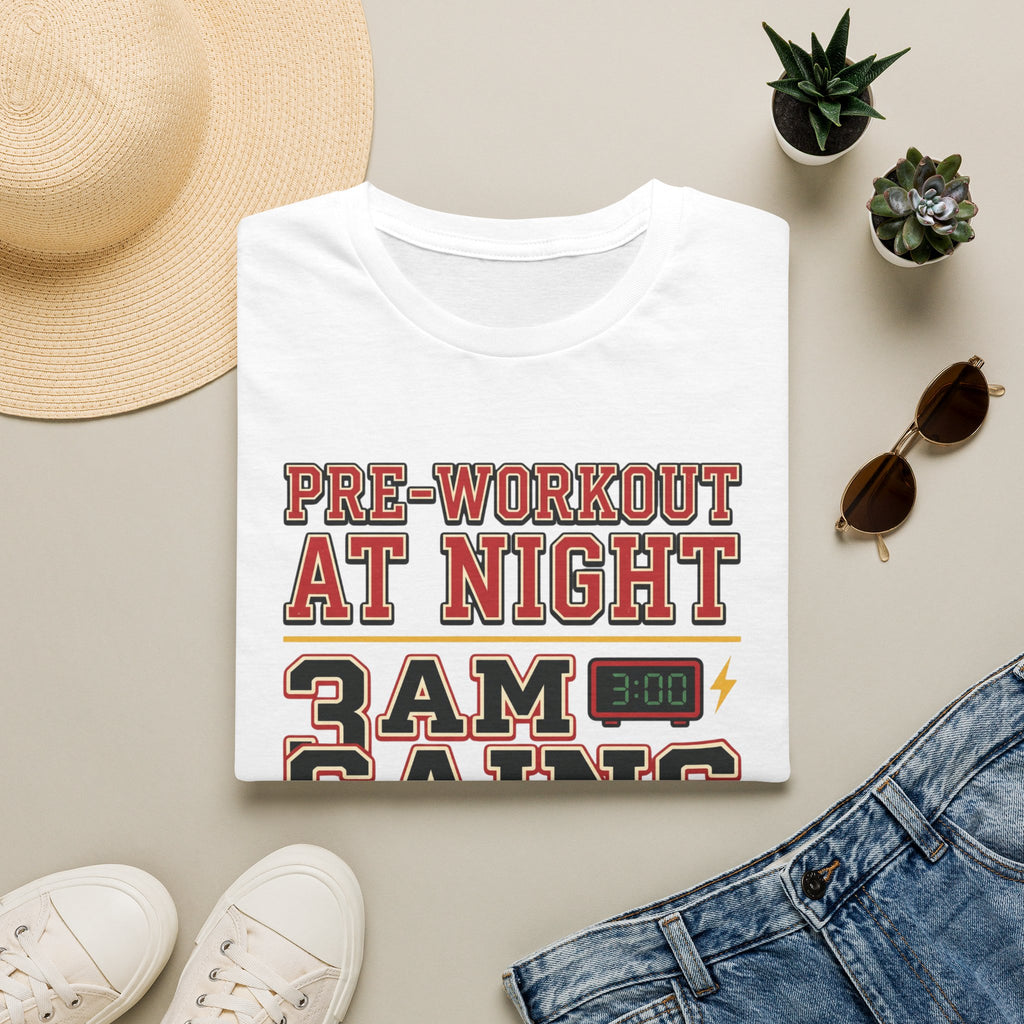 Pre at Night - 3 AM Gains T-Shirt