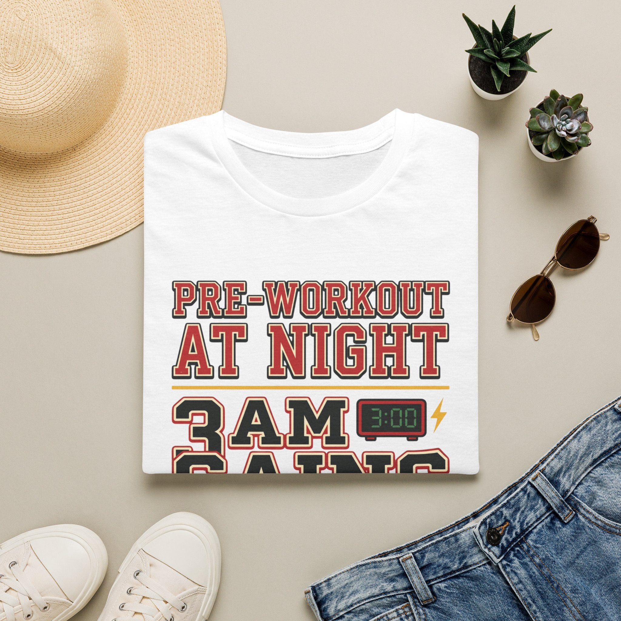 Pre at Night - 3 AM Gains T-Shirt