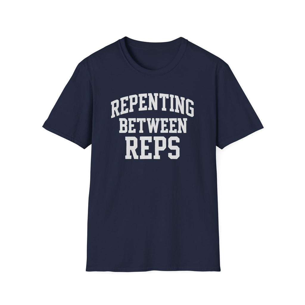 Repenting Between Reps – Bold Faith & Fitness  Tshirt