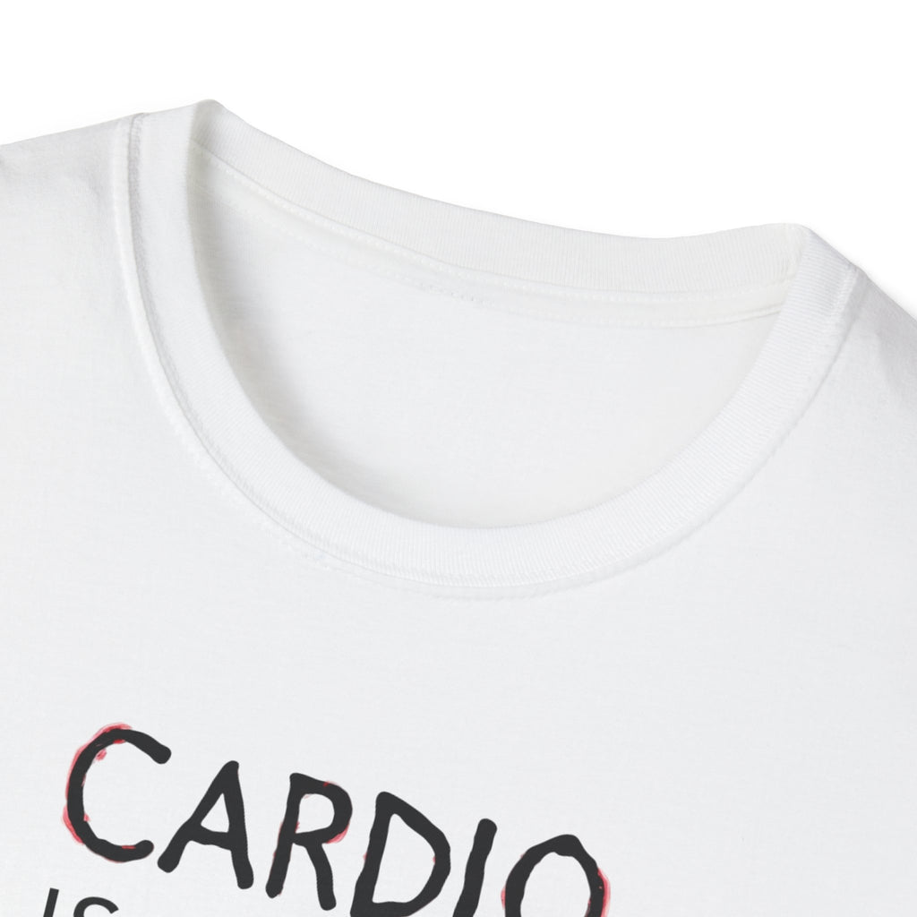 Cardio Is a Scam typo T-Shirt