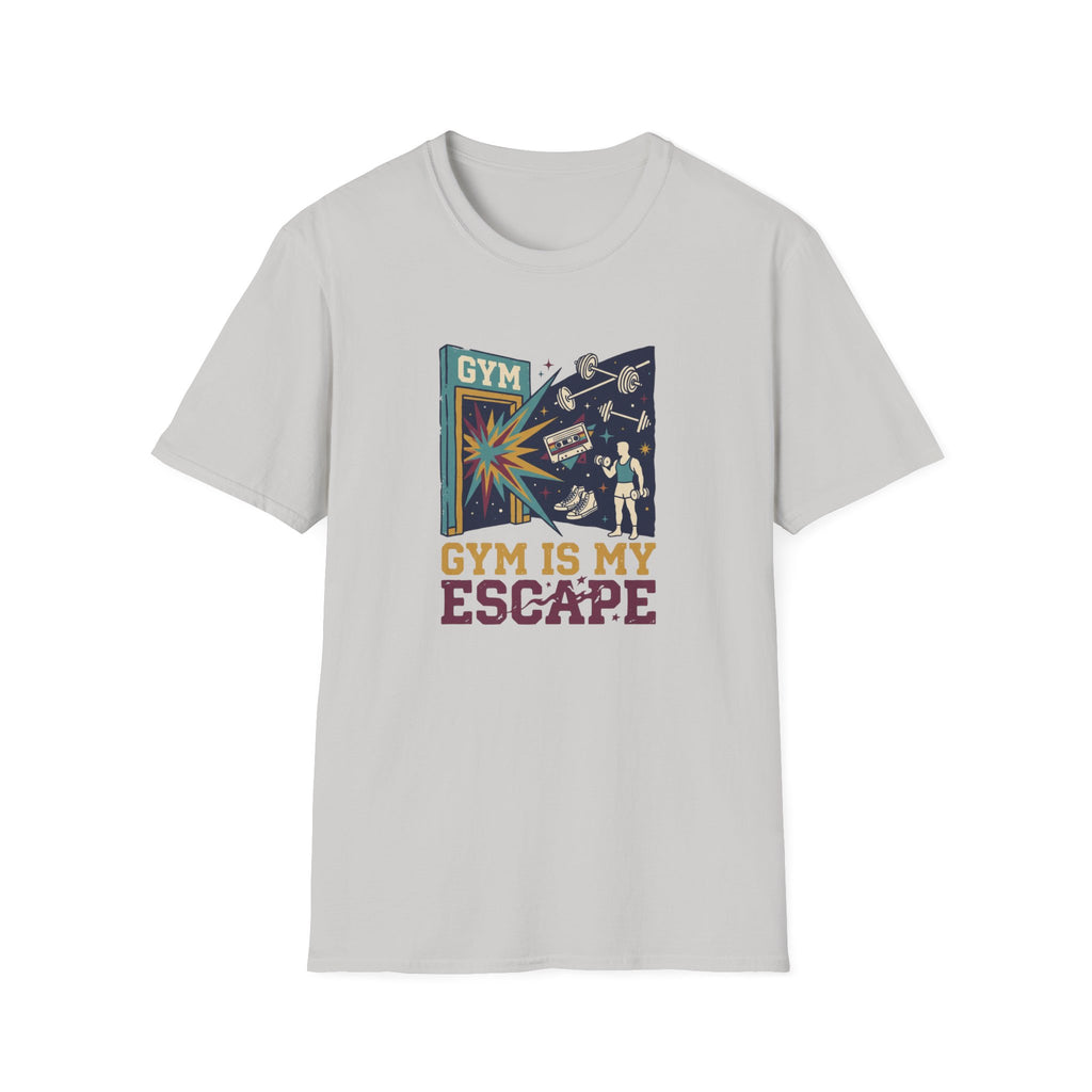 Gym is my escape - colorful T-Shirt