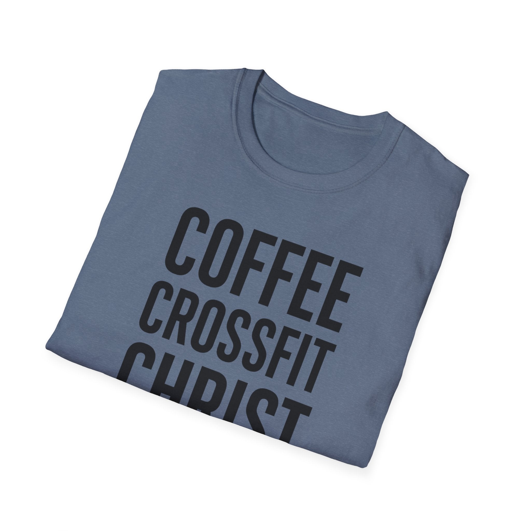 Coffee. CrossFit. Christ. – Bold Faith & Fitness Tshirt