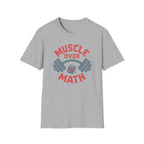 Muscle Over Math – Barbell Crunch Edition T-Shirt
