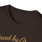 Saved by Grace, Built by Iron – Faith Meets Strength Tshirt