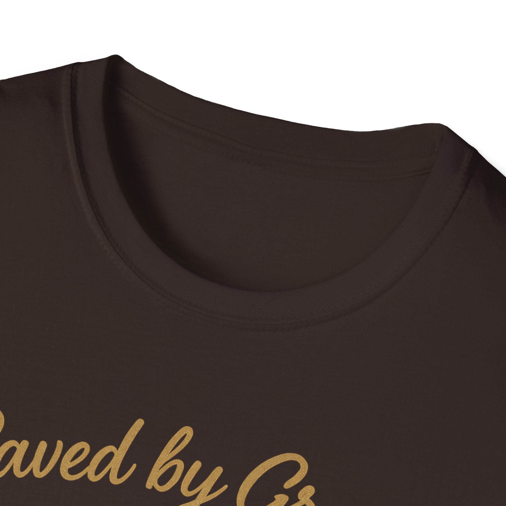 Saved by Grace, Built by Iron – Faith Meets Strength Tshirt