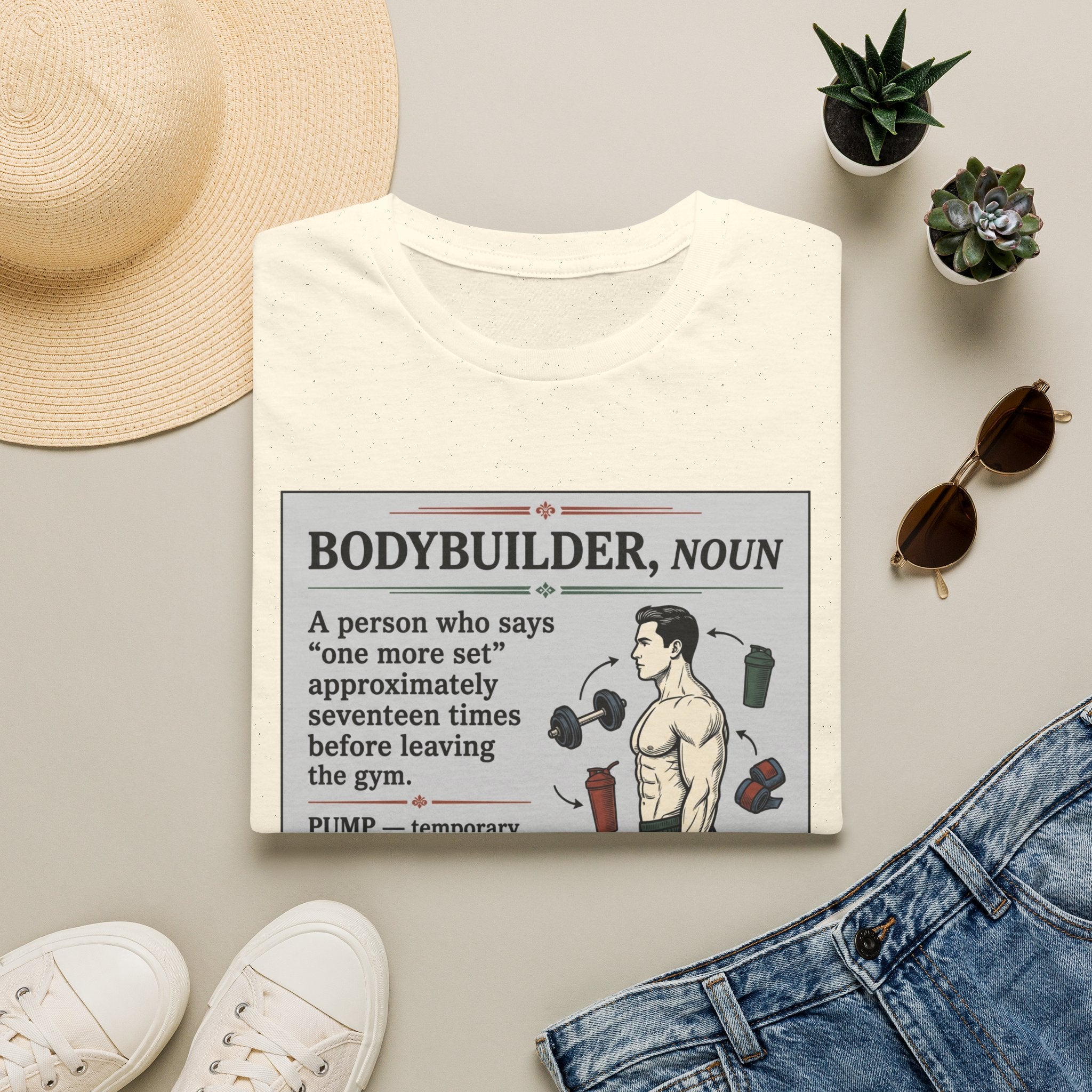 Bodybuilder, noun T-Shirt