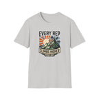 Every rep climbs higher - Push day T-Shirt
