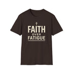 Faith Over Fatigue – Cross & Endurance Bold Tshirt