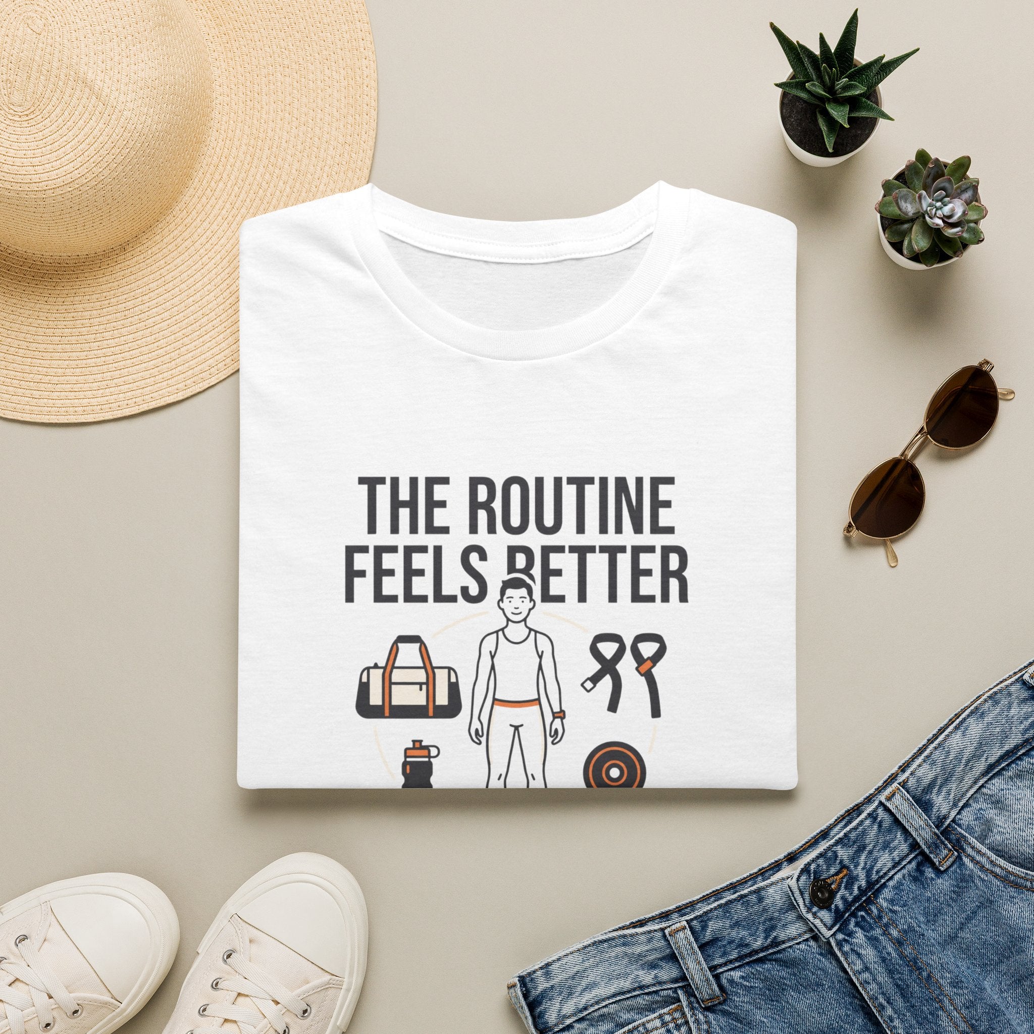 Route feels better when I show up T-Shirt