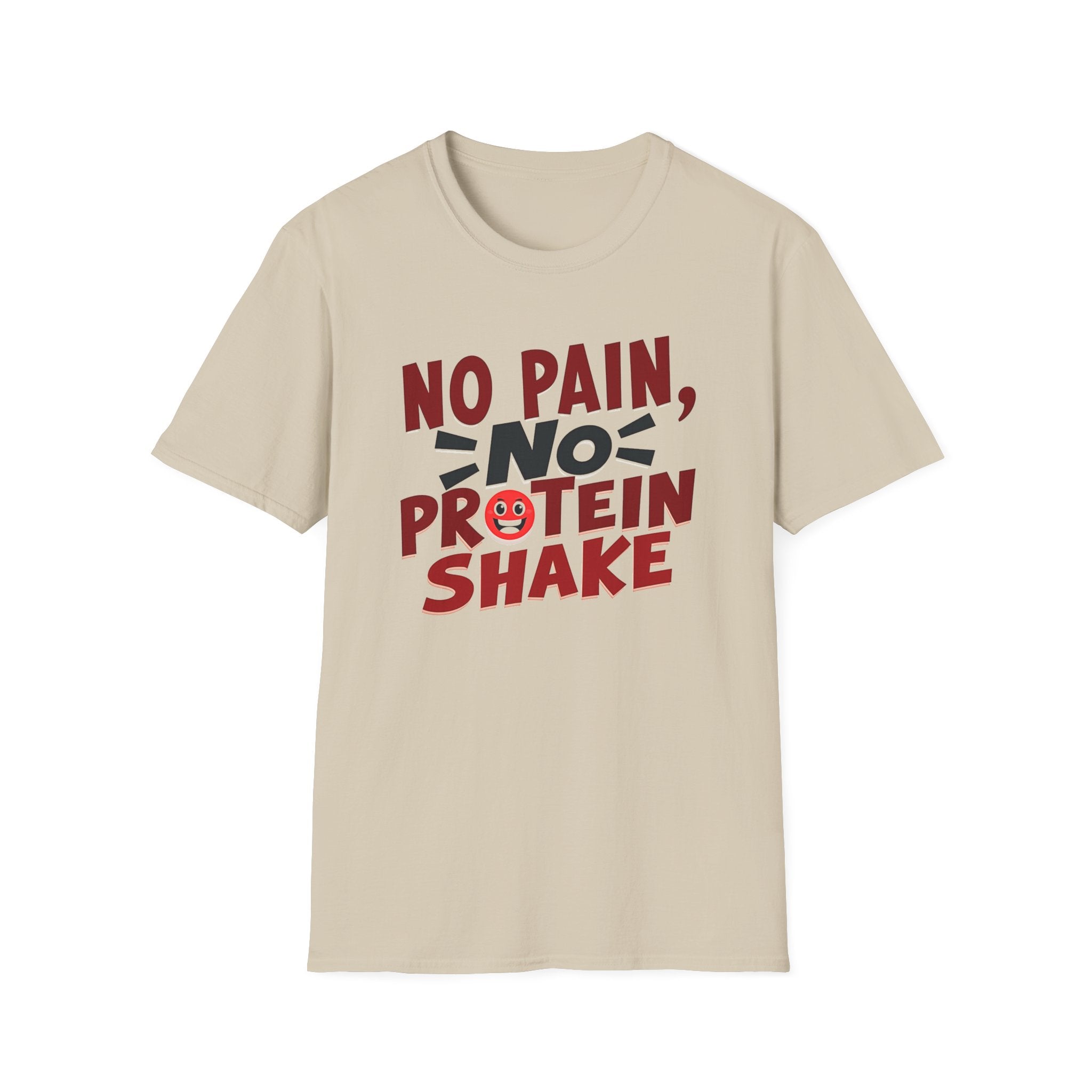 No Pain, No Protein Shake (Emoji Edition) T-Shirt