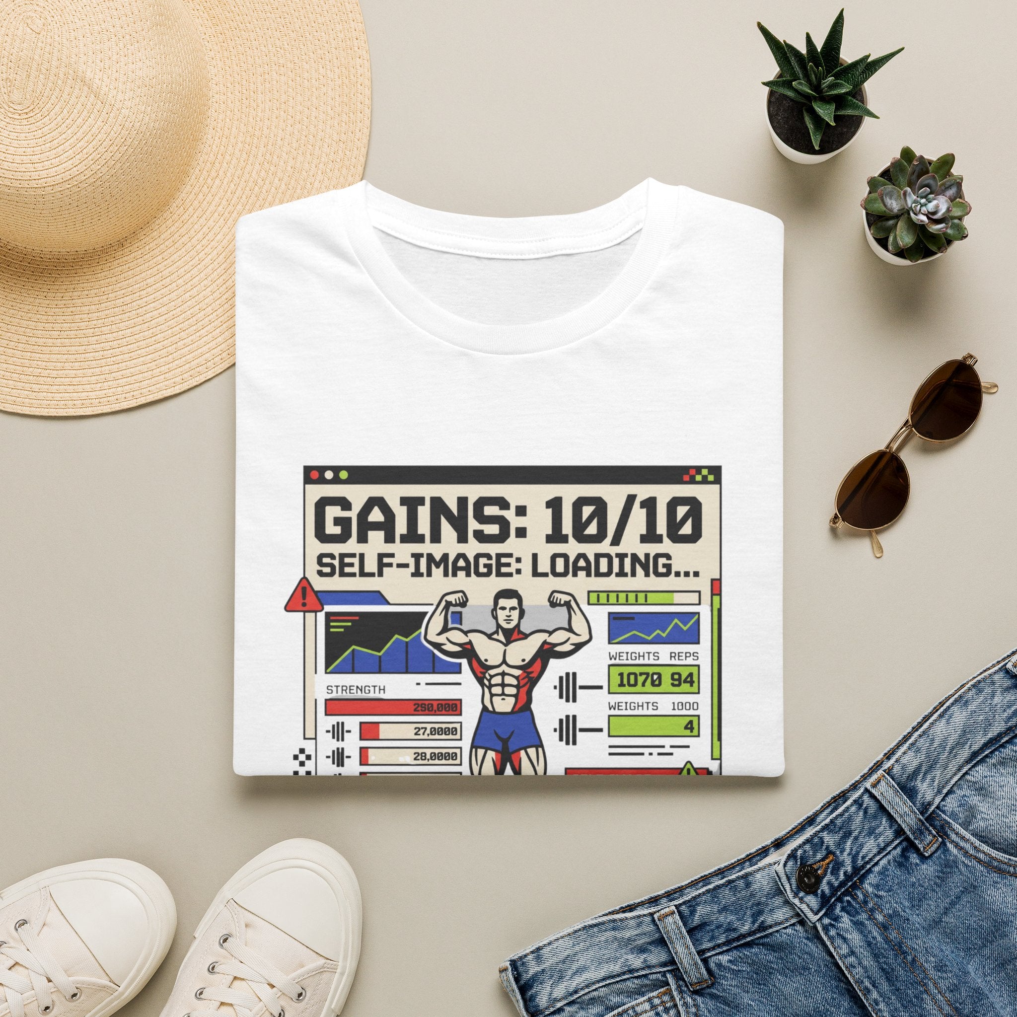 Gains vs Self Imagine T-Shirt