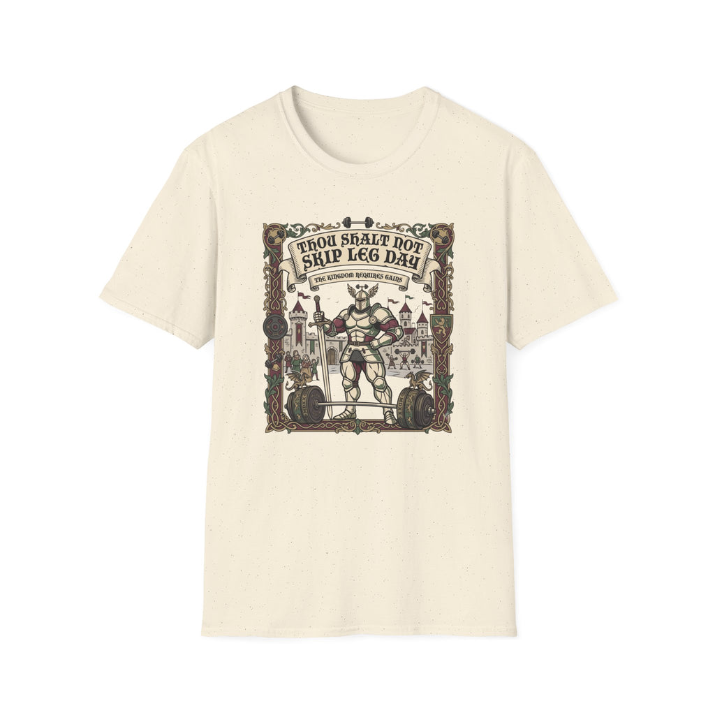 Thou Shalt not skip leg day T-Shirt