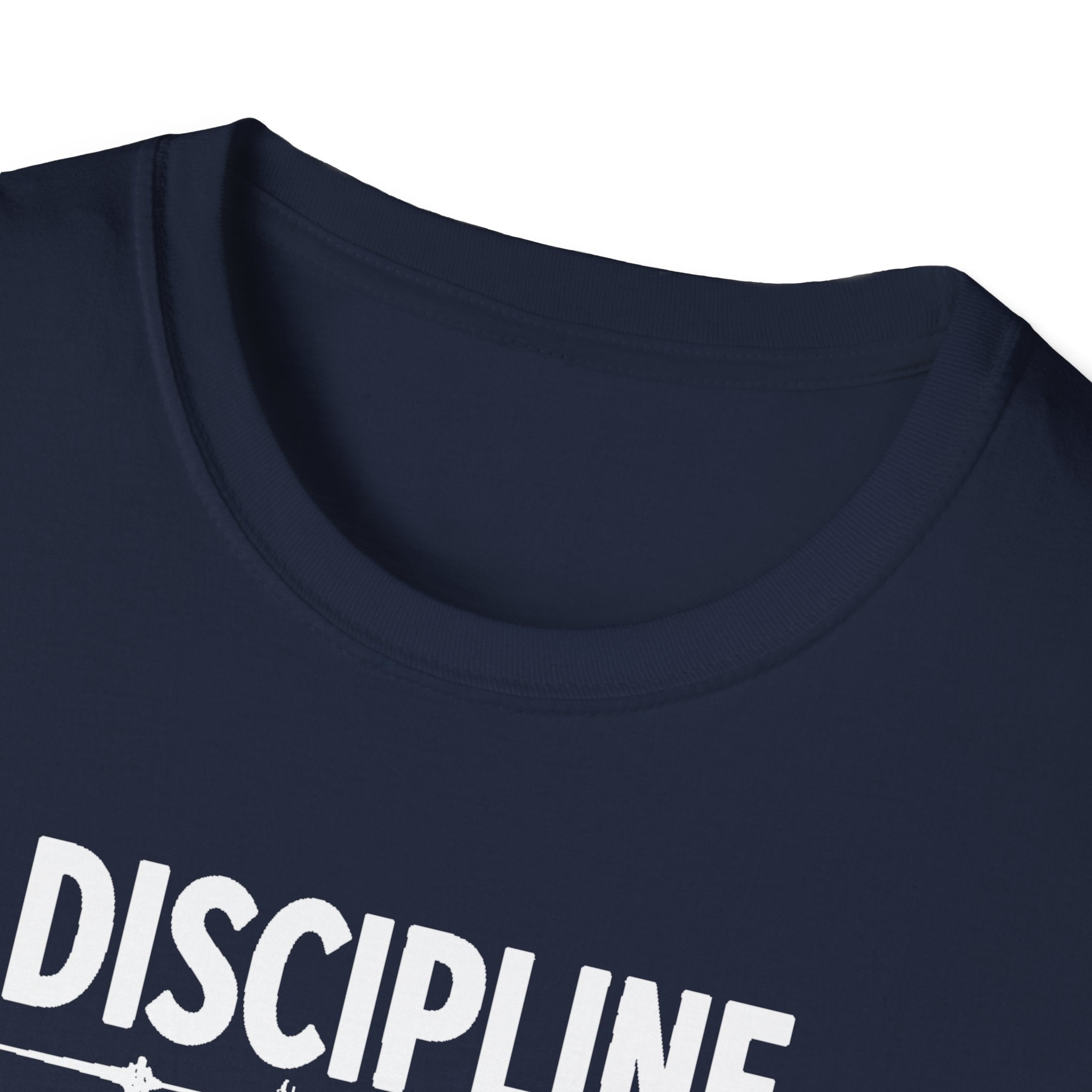 Discipline > Motivation – Barbell Edition T-Shirt