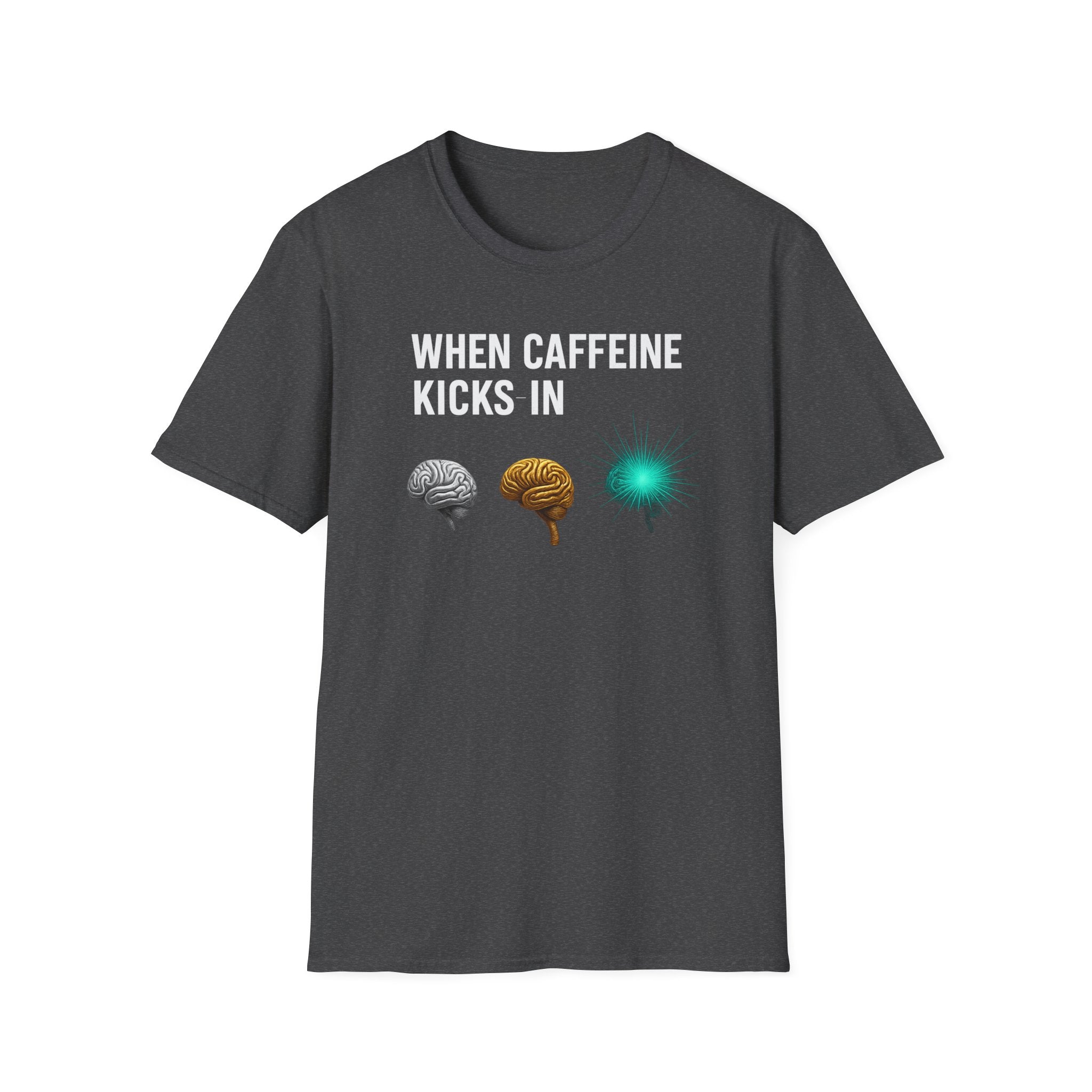 When Caffeine Kicks In – Brain Upgrade Sequence T-Shirt