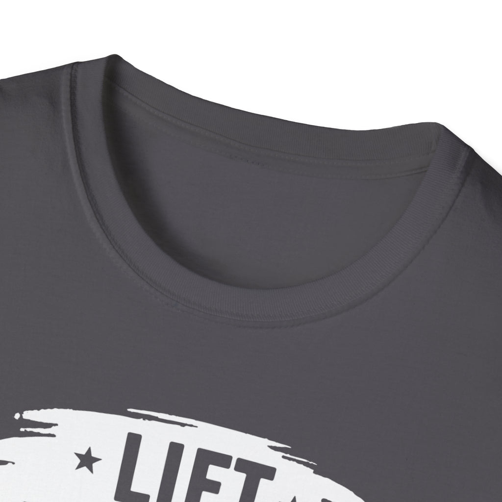Lift Heavy, Petty Harder (Vintage Crest Edition) T-Shirt