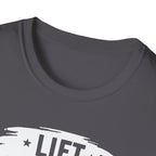 Lift Heavy, Petty Harder (Vintage Crest Edition) T-Shirt