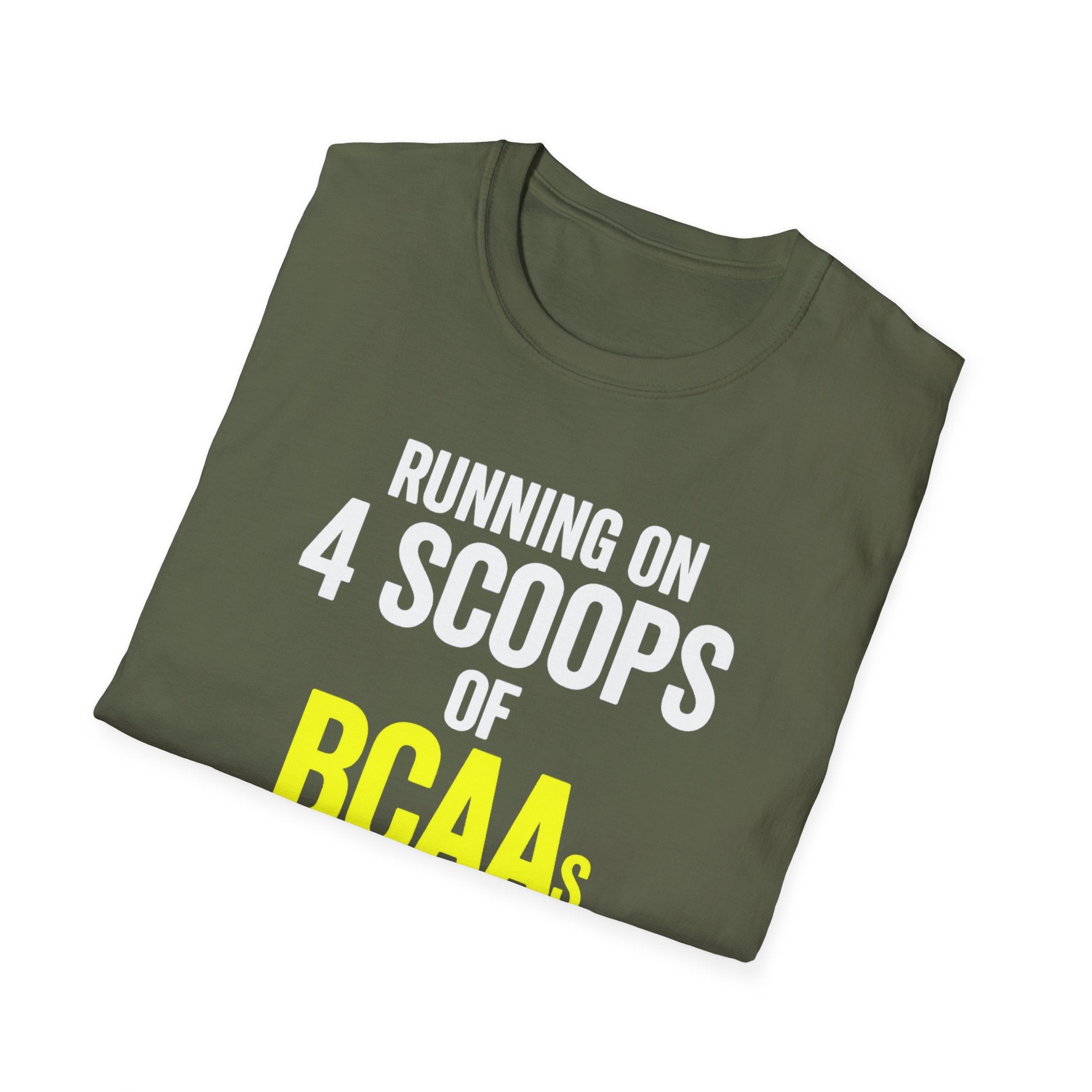 Running on 4 Scoops of BCAAs T-Shirt