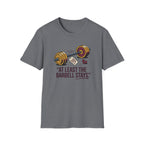 At least the barbell stays T-Shirt