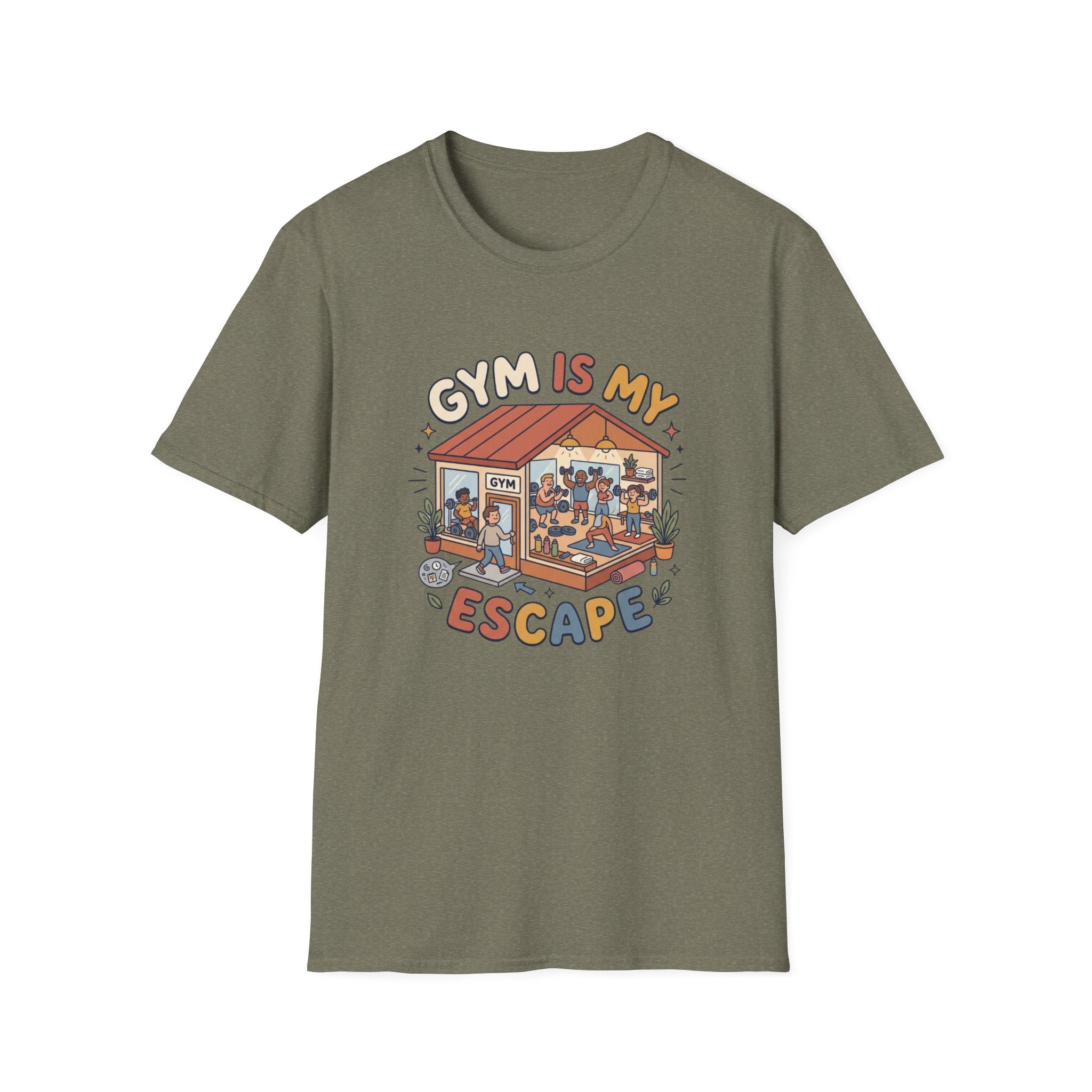 Gym is my escape - Warm T-Shirt