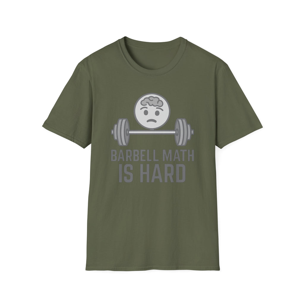 Barbell Math Is Hard – Brain Freeze Edition T-Shirt