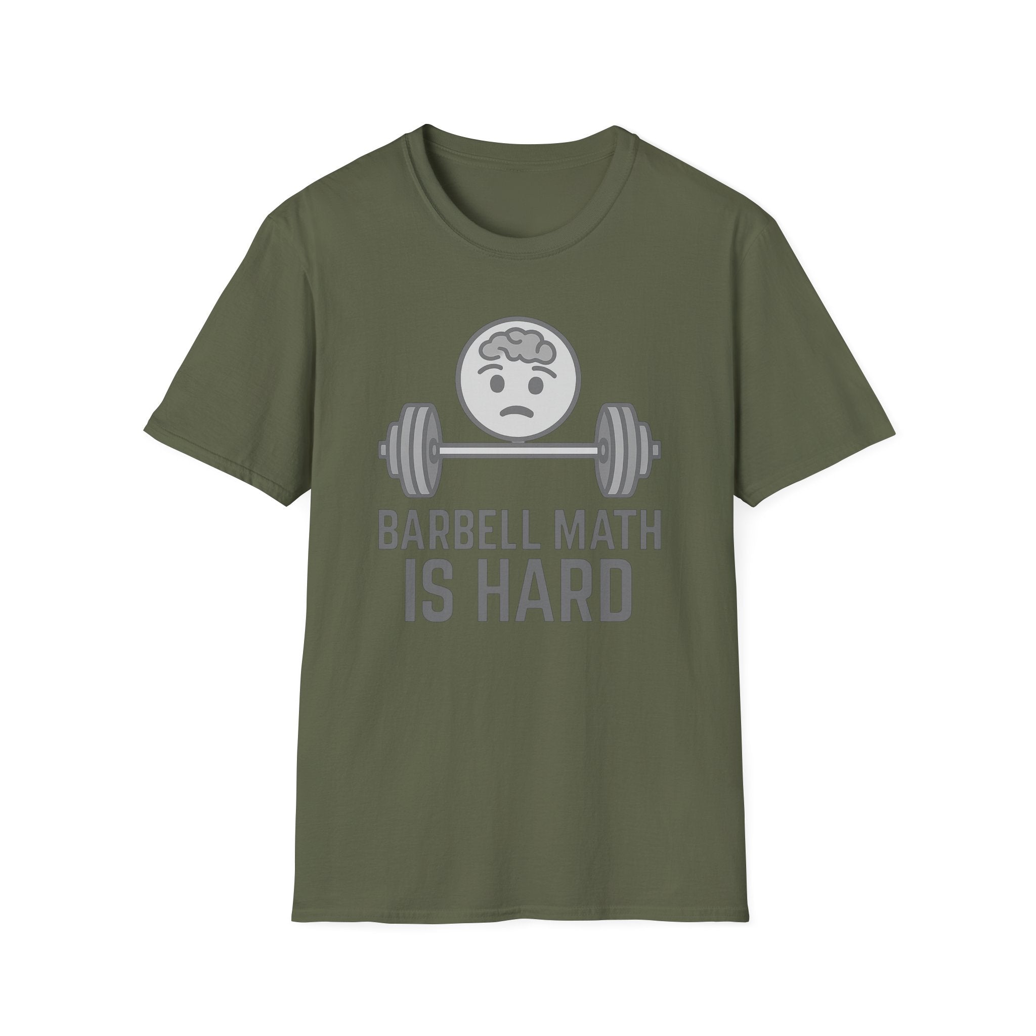 Barbell Math Is Hard – Brain Freeze Edition T-Shirt