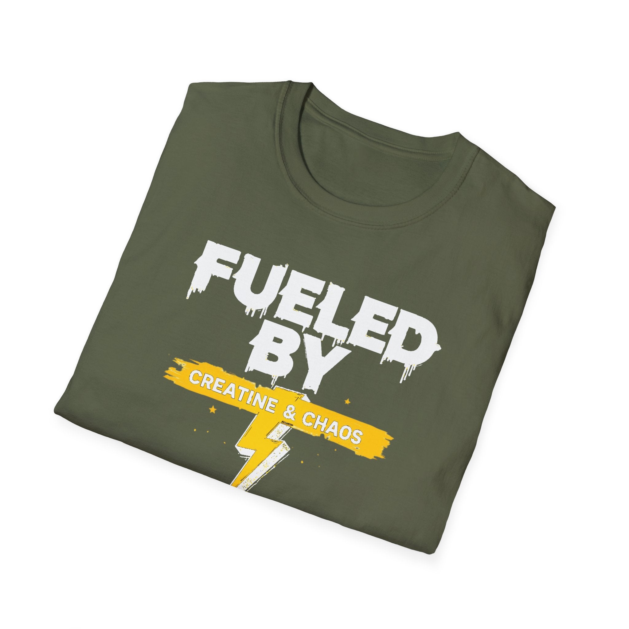 Fueled by Creatine & Chaos – Energetic Chaos Edition T-Shirt