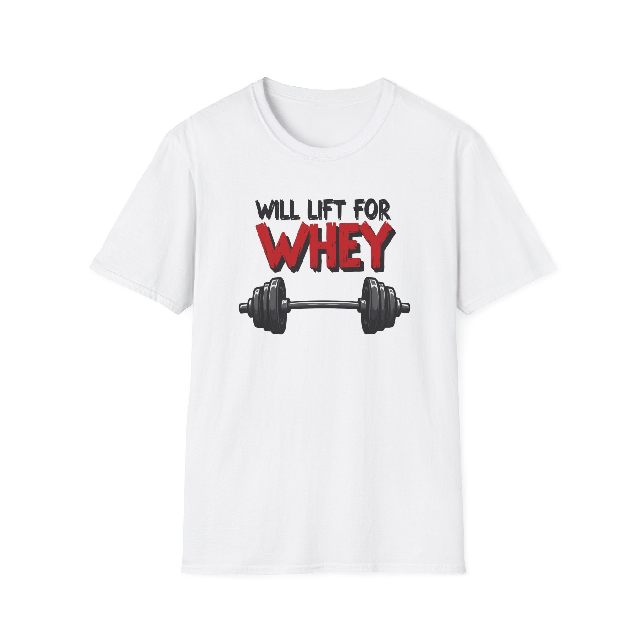 Will Lift for Whey – Barbell Edition T-Shirt