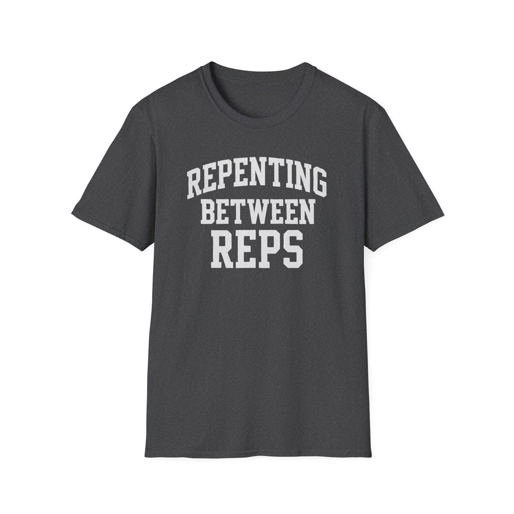 Repenting Between Reps – Bold Faith & Fitness  Tshirt