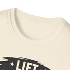 Lift Heavy, Petty Harder (Vintage Crest Edition) T-Shirt
