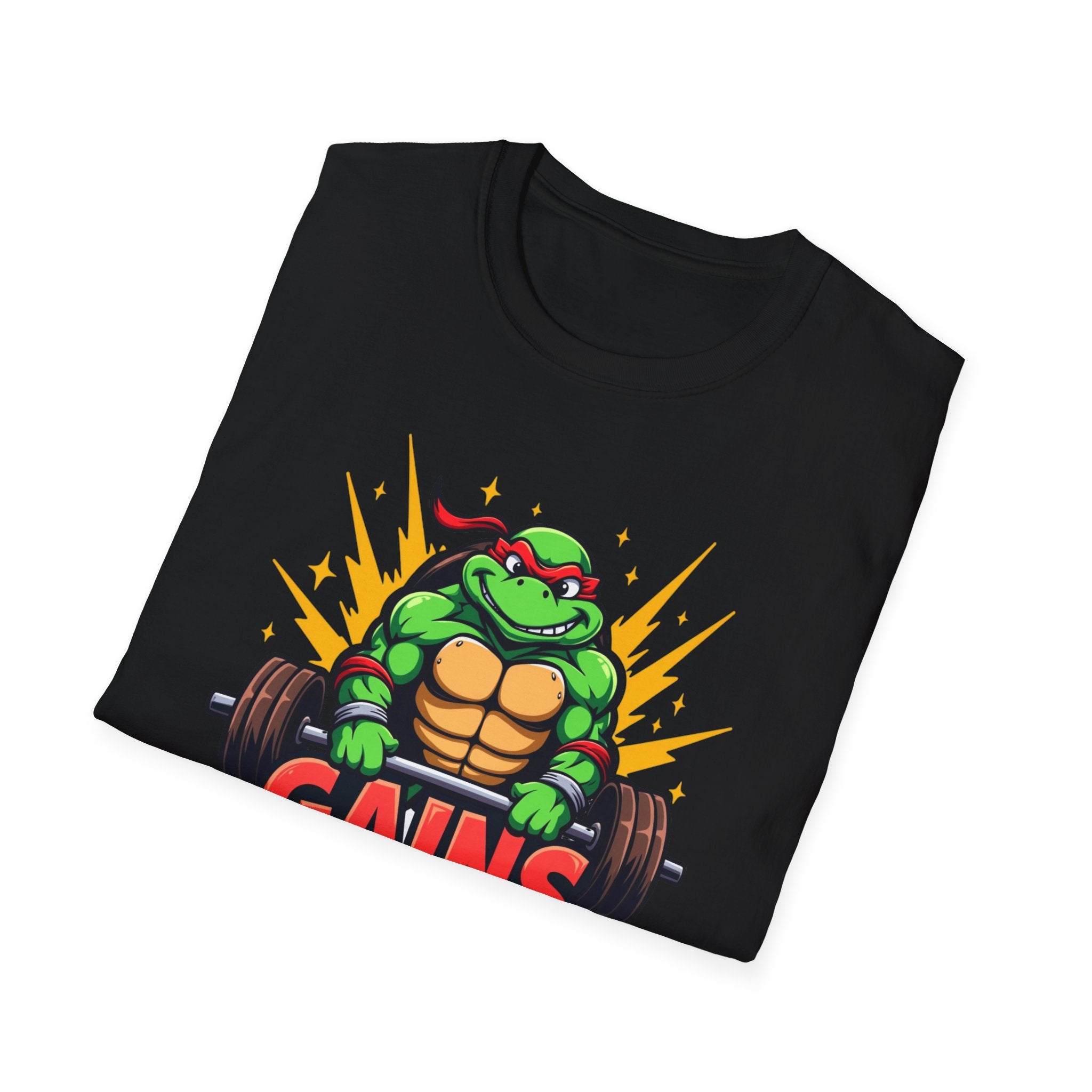 Hard-Shelled Gains – Turtle Power Edition T-Shirt