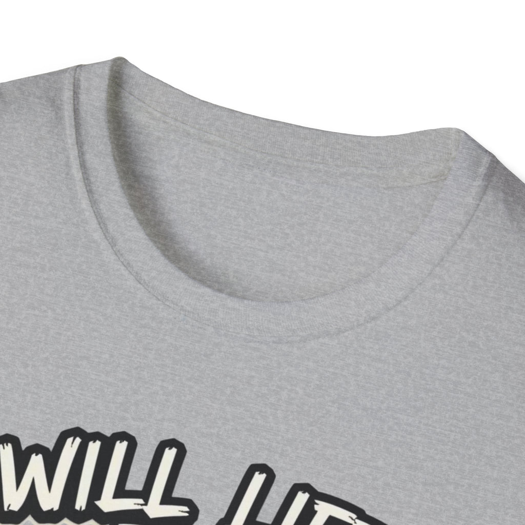Will Lift for Whey – Monochrome Barbell Edition T-Shirt