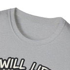 Will Lift for Whey – Monochrome Barbell Edition T-Shirt