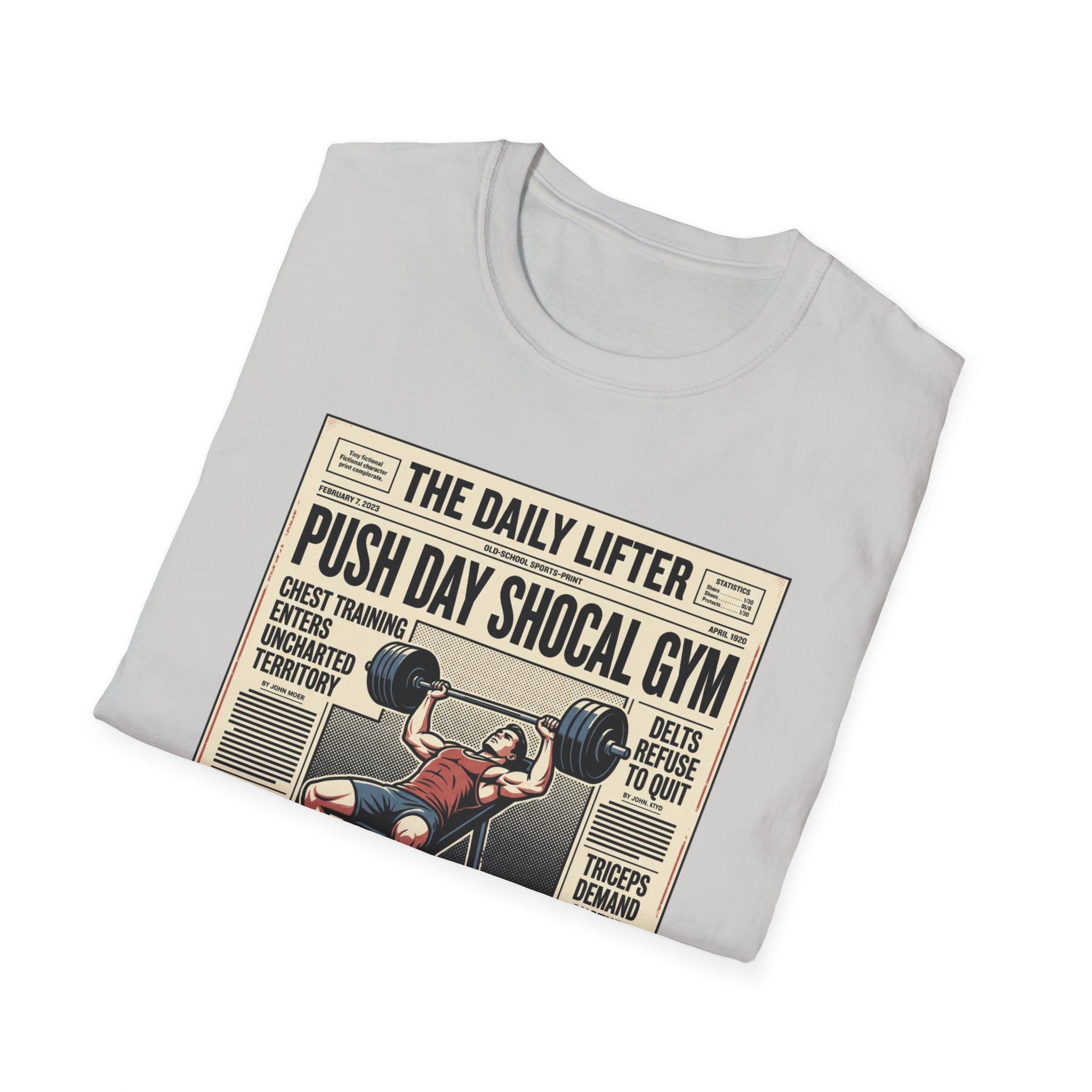 Push day newspaper style T-Shirt