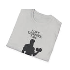 Iron Philosopher – I Lift, Therefore I Am T-Shirt